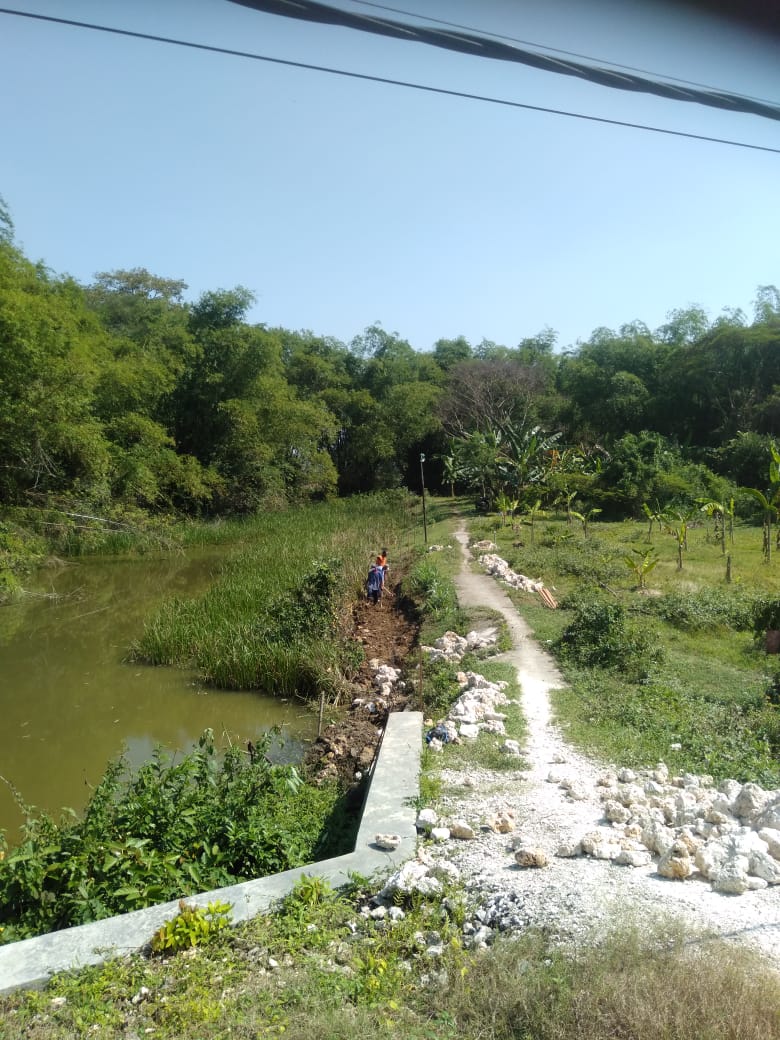 Pencairan DD tahap I Pembangunan Jalan Usaha Tani Dusun Lampah Desa Sumberejo Tahun Anggaran 2023.